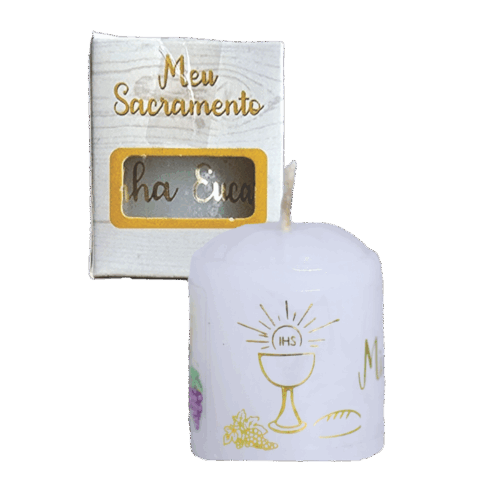 Vela de Sacramento Minha Eucaristia
