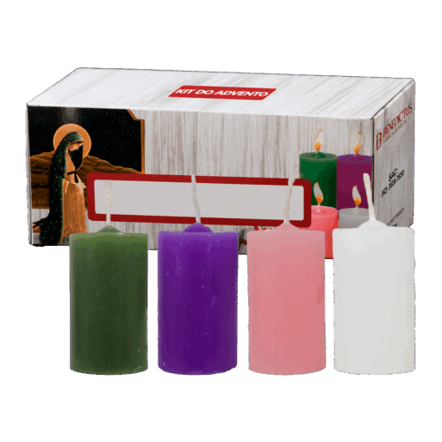 Mini Kit do Advento - Velas Lisas