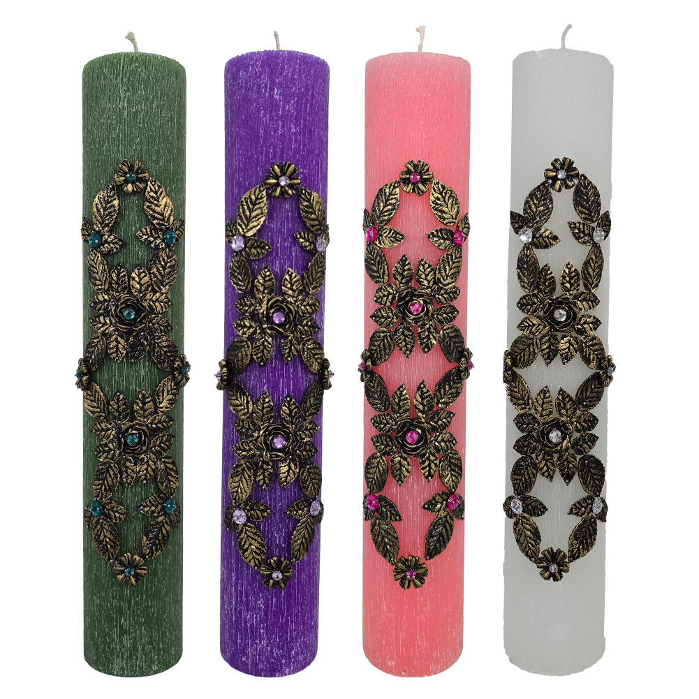 KIT ADVENTO OURO VELHO MOD. FLORAL OURO VELHO